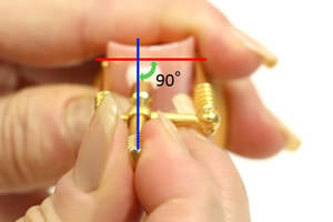 Stabilize the tool by tightening the knob